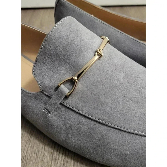 LOFT Ann Taylor Gray Loafers 11M - Picture 3 of 7